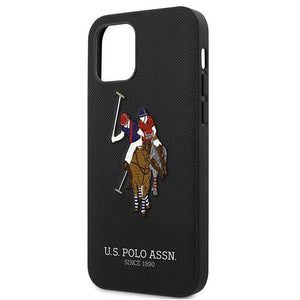 U.S. Polo Assn. Polo Embroidery Case For iPhone 13 Series ( Black ) freeshipping - Frato