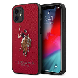 U.S. Polo Assn. Polo Embroidery Case For iPhone 13 Series ( Red ) freeshipping - Frato