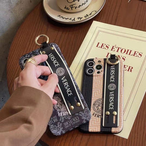 iPHONE LUXURY BRAND VS STRAP HOLDER CASE COVER