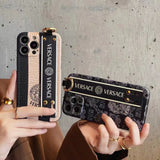 iPHONE LUXURY BRAND VS STRAP HOLDER CASE COVER