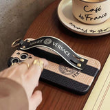 iPHONE LUXURY BRAND VS STRAP HOLDER CASE COVER