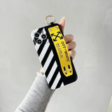 iPhone Off-White Strap Belt Case Cover