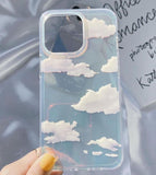 iPhone 16 Series Cloud Glaze Holographic Case Cover