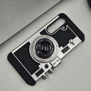 Samsung Galaxy S24 3D Retro Vintage Camera Case Cover