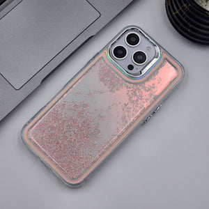 iPhone 16 Series Quick Sand Glitter Case