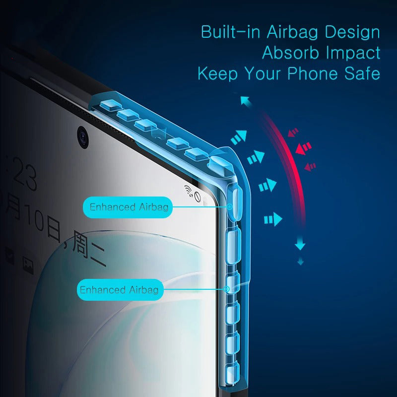 Samsung Shockproof Airbags Bumper Transparent Back Case Cover
