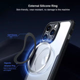 iPhone Magsafe Shockproof Airbags Bumper Transparent Back Case Cover