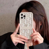 iPhone Luxury Brand GG Letter Hollo Case Cover