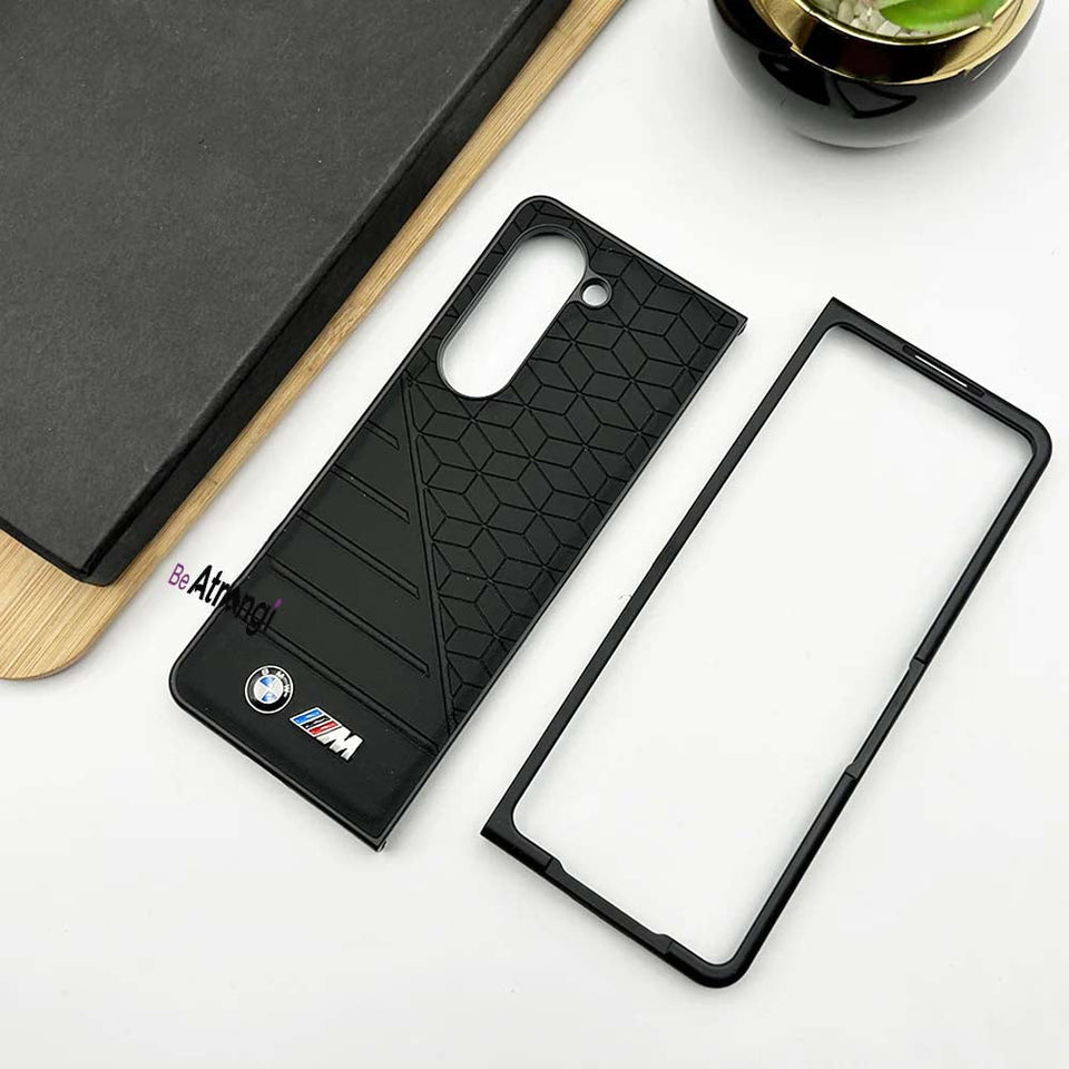 Samsung Galaxy Z Fold 5 BMW Luxury Logo Dual Design Cover