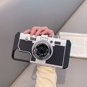 Samsung Galaxy S24 3D Retro Vintage Camera Case Cover