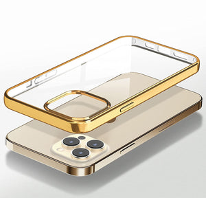 iPhone 15 Series Cristal Clear Chrome Case