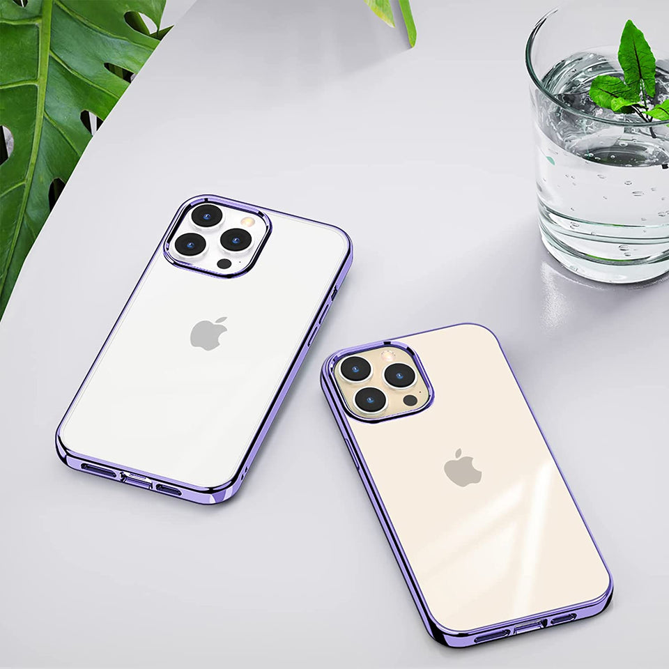 iPhone 15 Series Cristal Clear Chrome Case