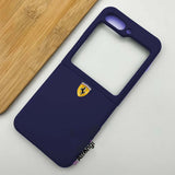 Samsung Galaxy Z Flip 5 Ferrari Sports Car Logo Design Cover