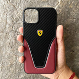 Sports Car Logo Matte Carbon fiber Design iPhone Cover