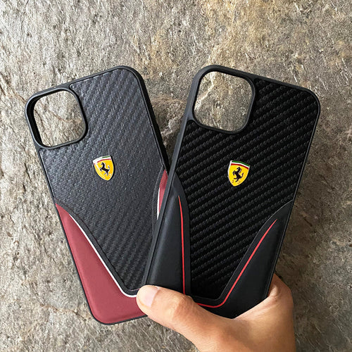 Sports Car Logo Matte Carbon fiber Design iPhone Cover