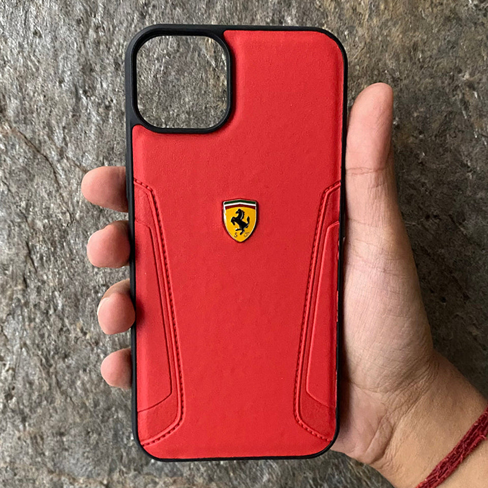 Ferrari Sports Car Logo Sidestich Design iPhone Cover