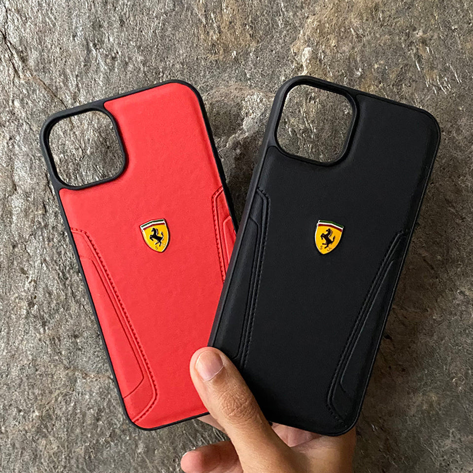 Ferrari Sports Car Logo Sidestich Design iPhone Cover