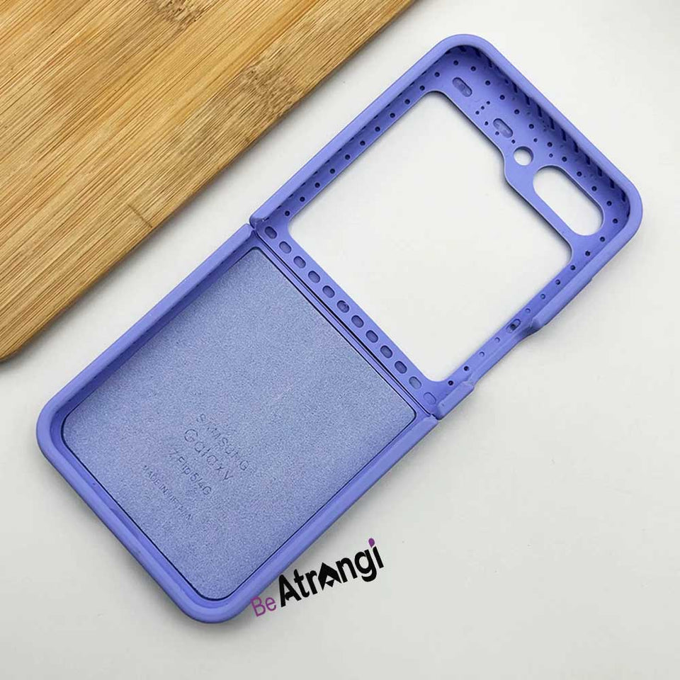 Samsung Galaxy Z Flip 5 Silk Soft Lavender Silicone Case