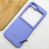 Samsung Galaxy Z Flip 5 Silk Soft Lavender Silicone Case