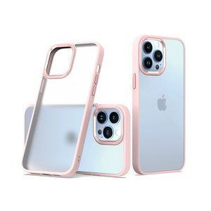 iPhone Frosted Metal Camera Ring Case Cover