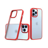 iPhone Frosted Metal Camera Ring Case Cover