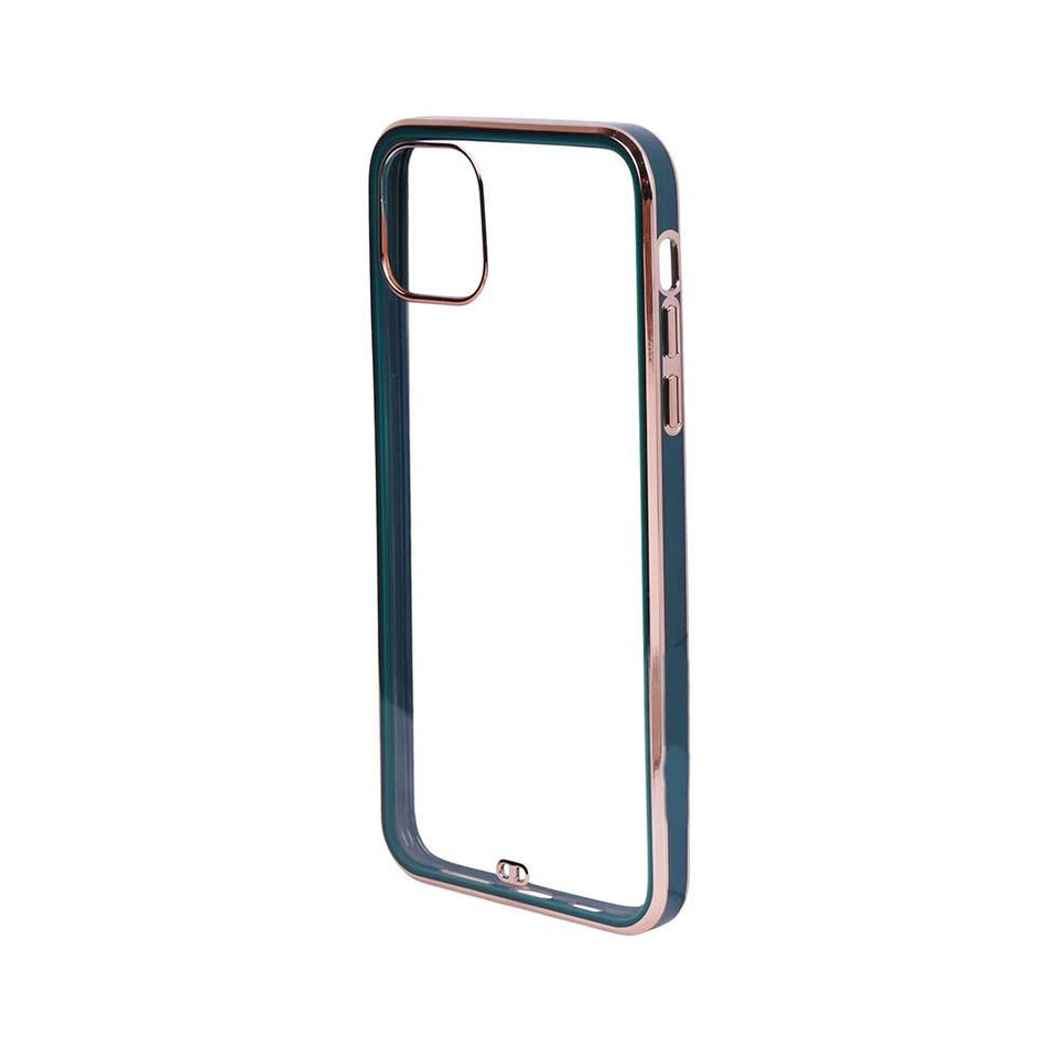 Iphone silicone Green Chrome case