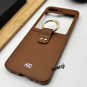 Samsung Galaxy Z Flip 5 Pu Leather Shockproof Case