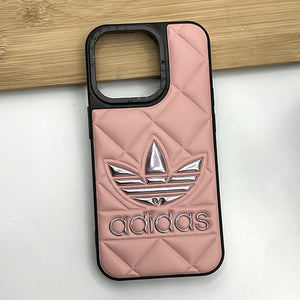 iPhone Luxury Sports Brand Puff PU Leather Case Cover