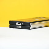 ICON® Galaxy Z Fold5 Tri-Line Style Genuine Leather Case