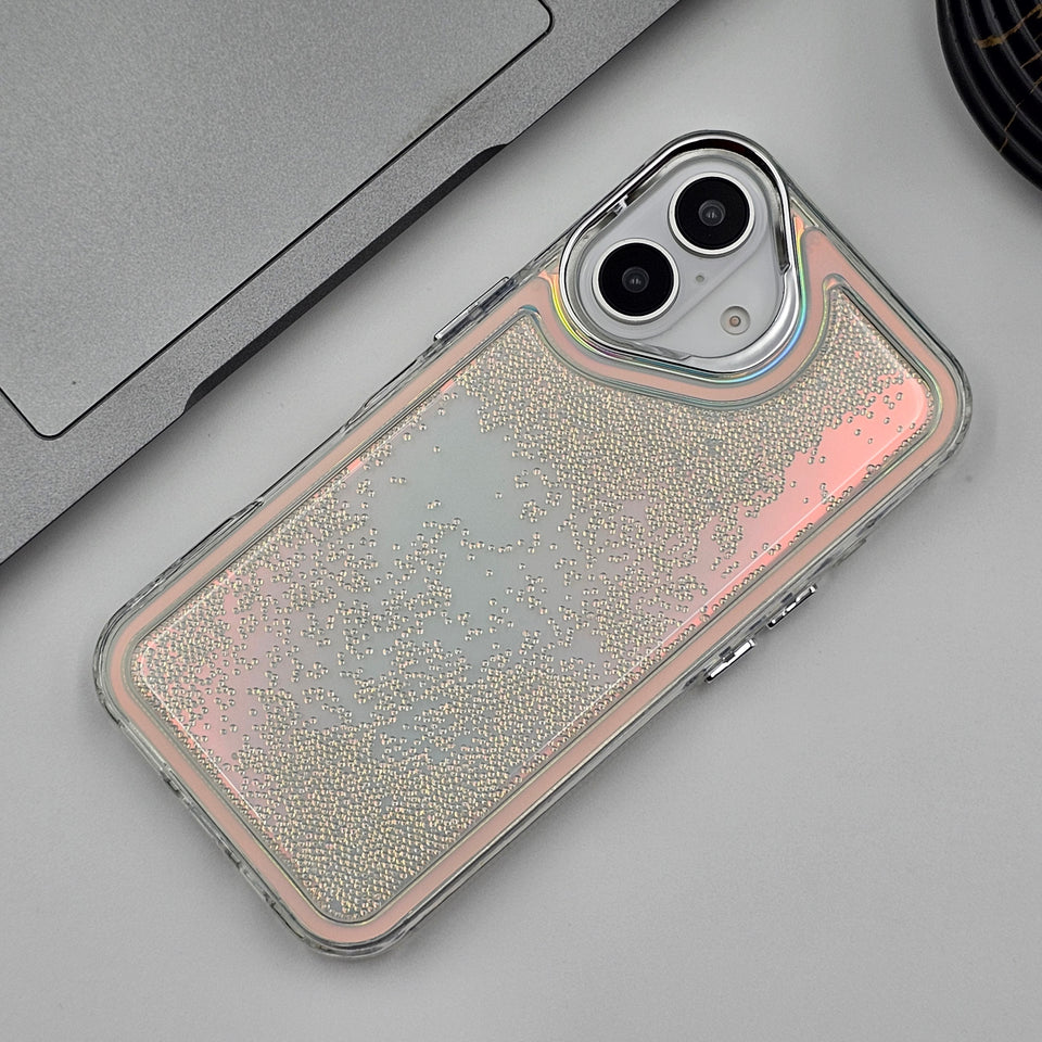 iPhone 16 Series Quick Sand Glitter Case