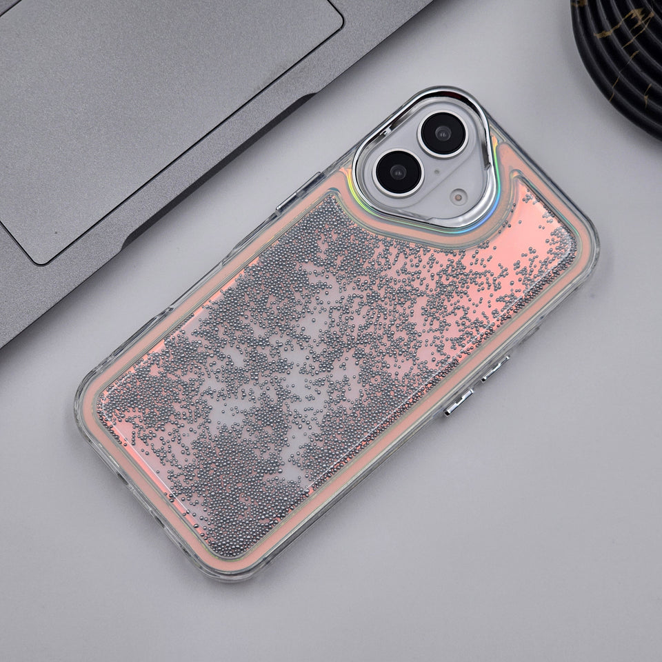 iPhone 16 Series Quick Sand Glitter Case