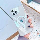 iPhone MagSafe Transparent Shockproof Clear Case Cover