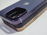 Matte Slim iPhone My Case With CHROME Finished edges Deep Purple