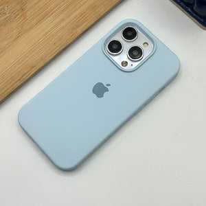 iPhone 15 series Lilac liquid silicone cover