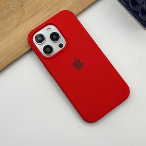 iPhone 15 series liquid Red silicone case