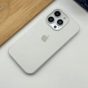 iPhone 15 series liquid White silicone case