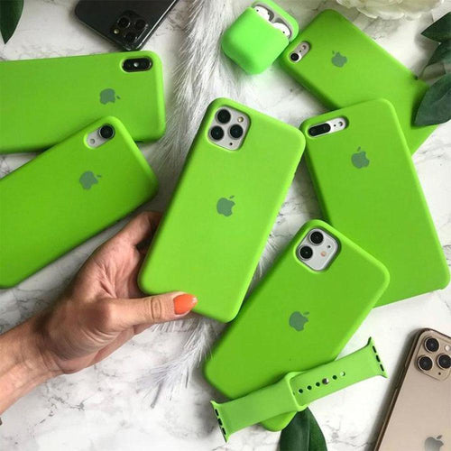 iphone Liquid Silicone Fluorescent case