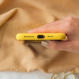 iphone Liquid Silicone Yellow case