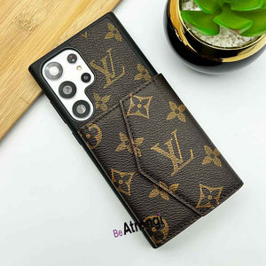 Samsung Galaxy S23 Ultra Luxury Leather Wallet Card Holder Case