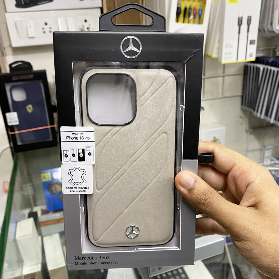 iPhone 13 Series Mercedes Benz Car Logo Phone Case Cover