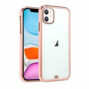 Iphone silicone Pink Chrome case