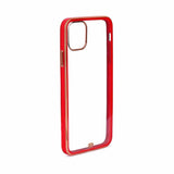 Iphone silicone Red Chrome case