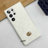 Samsung S22 Ultra Luxury GG Fashion Leather Brand Case Cover