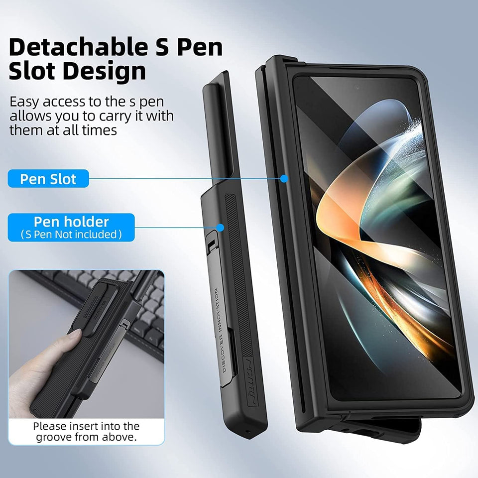 Samsung Galaxy Z Fold 5 Nillkin Camshield Camera Protective Case With S Pen Holder