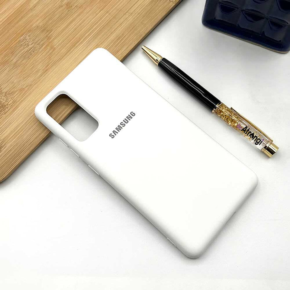 Samsung Galaxy Liquid Silicone Case Cover ( White )