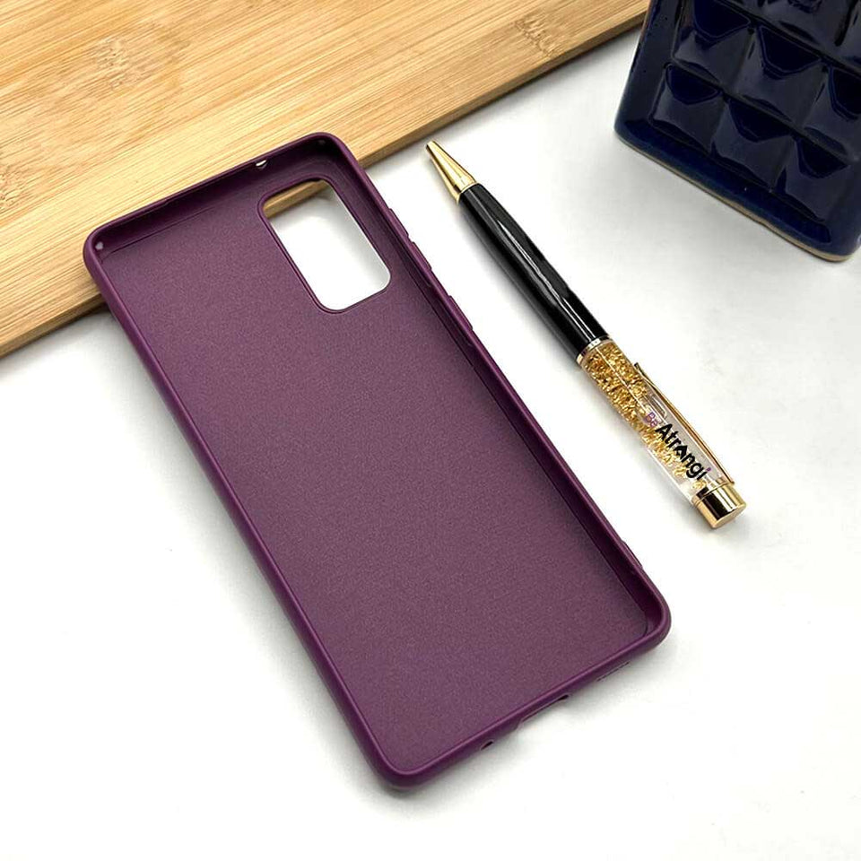 Samsung Galaxy Liquid Silicone Case Cover ( Purple )