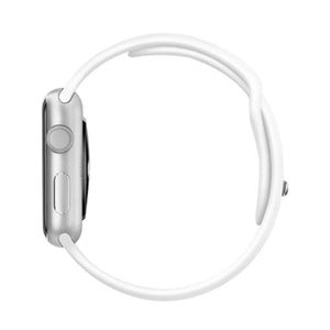 iWatch White Silicone Sport Band for (Series SE/6/5/4/3/2/1)