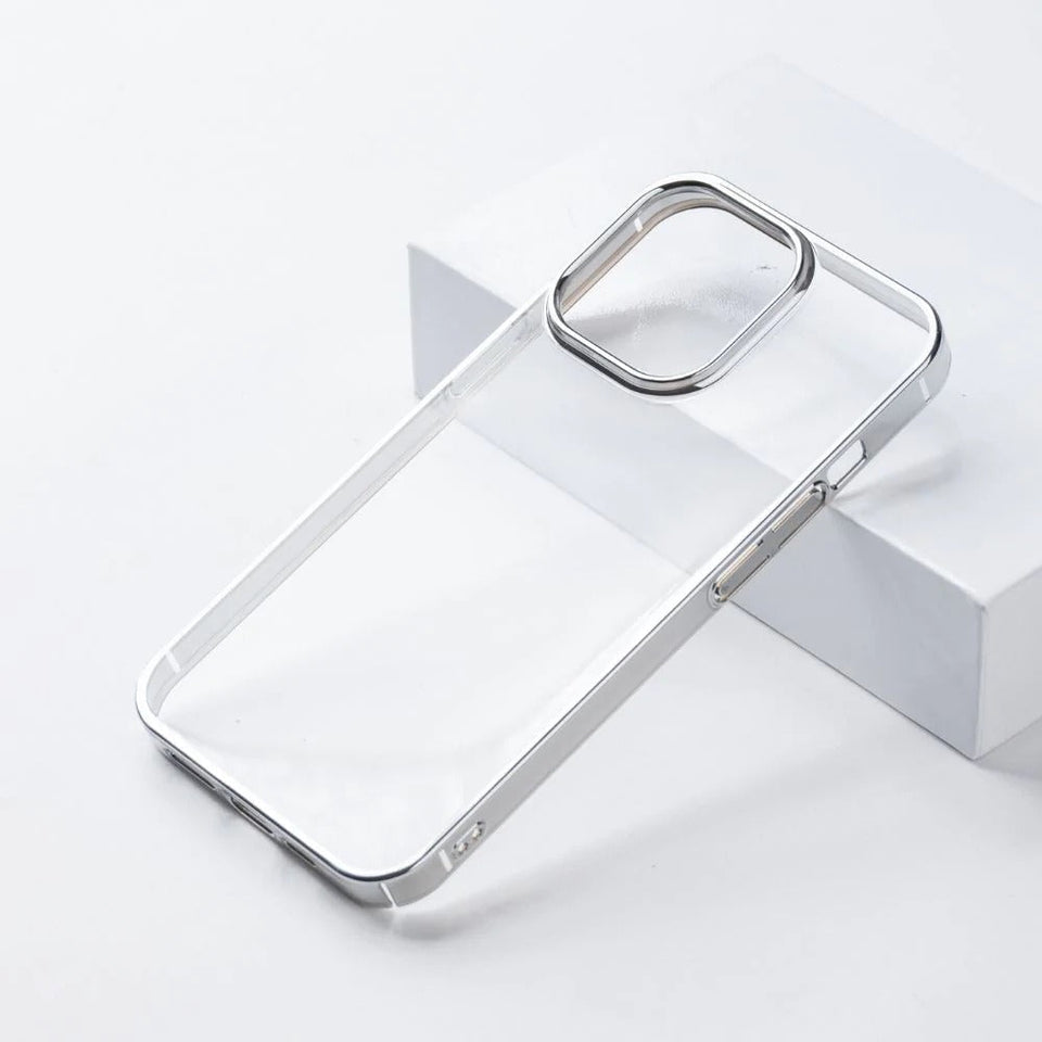 iPhone 15 Series Cristal Clear Chrome Case